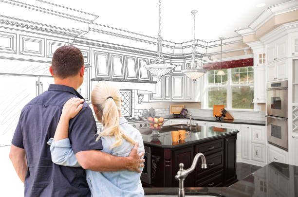 Professional Open Concept Kitchen technician working in Kent, OH